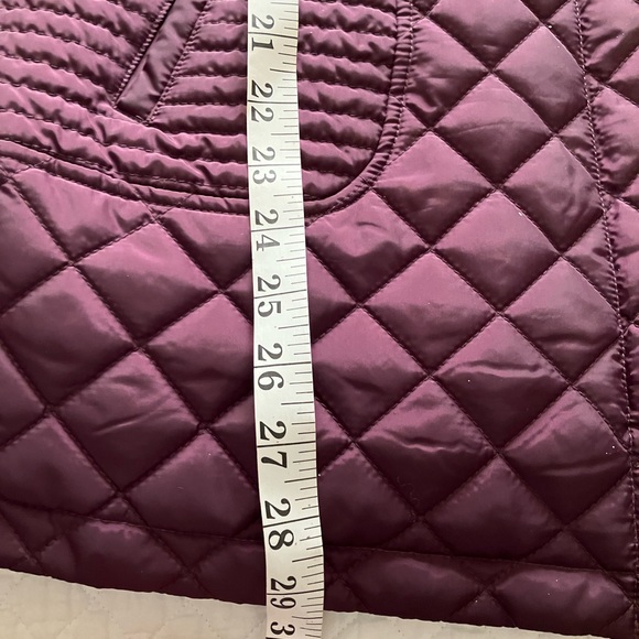 MED CALVIN KLEIN PURPLE ZIPPER AND SNAP 3 POCKET COAT IN LIKE NEW CONDITION - Picture 7 of 13